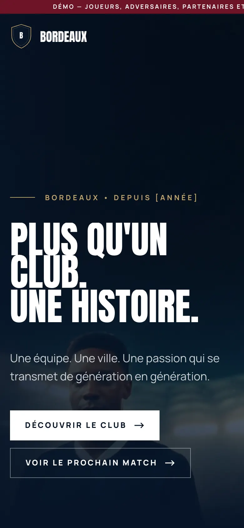 Version mobile du template Kodo Elite